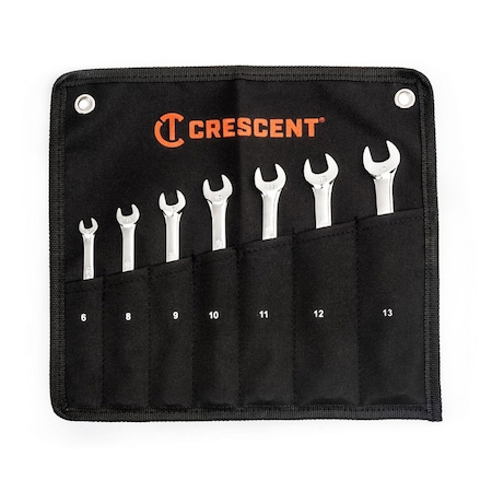 Crescent Crescent 12 Point Metric Combination Wrench Set 7 pc CCWSRMM7